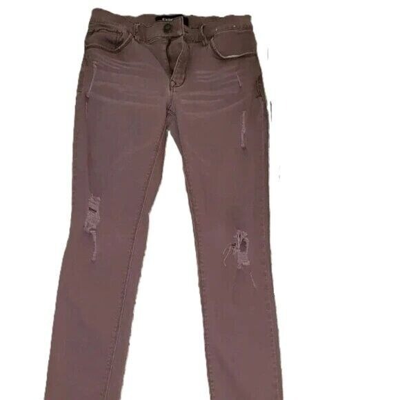 Express‎ Purple Ankle Mid Rise Stretch Size 6R- B0002 - Picture 1 of 4